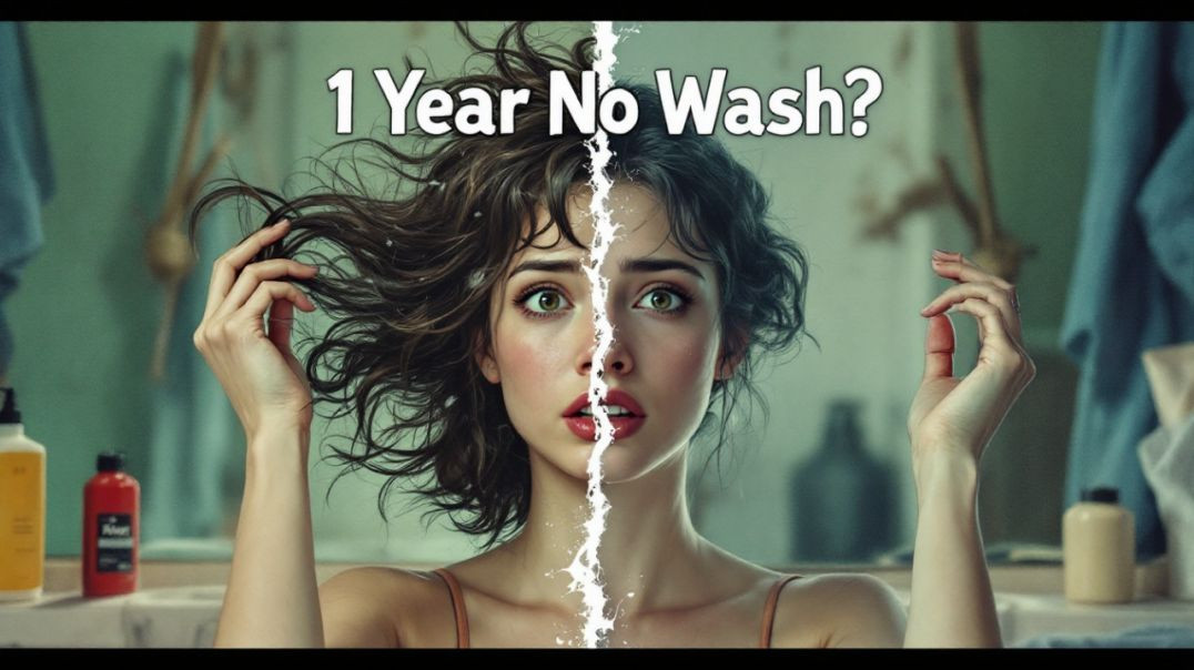 ⁣What Happens If You Don't Wash Your Hair For a Year